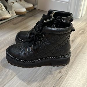 Vince Camuto combat boots